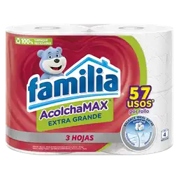 Familia Papel Higiénico Acolcha Max Extra Grande