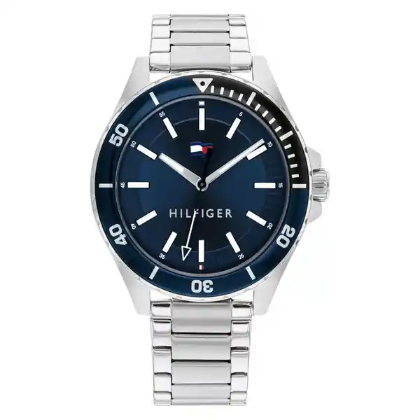 Reloj Logan Hombre Plateado 1792012 Tommy Hilfiger