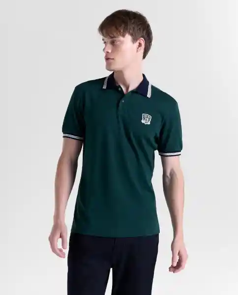 Polo Hombre Verde Talla XL 809G004_VER195406 Americanino
