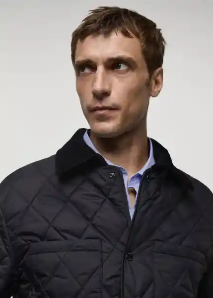 Chaqueta Coco Navy Talla L Hombre Mango