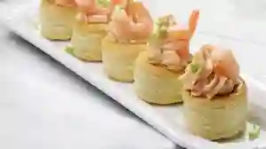 Volován Encocado de Camarones