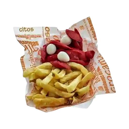 Menu Infantil Salchipapas