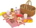 Viga Juego de Picnic de Madera