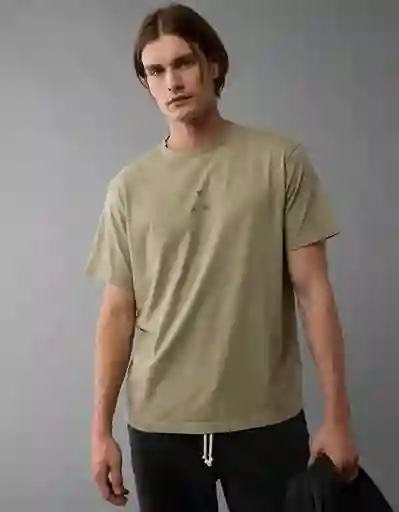 Camiseta Hombre Verde Talla: X-LARGE 4229309 American Eagle