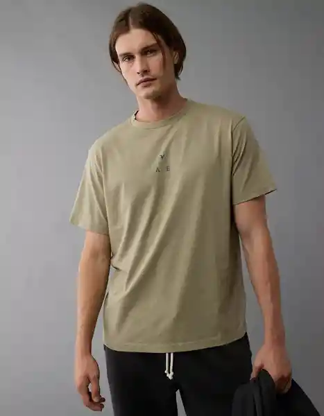 Camiseta Hombre Verde Talla: X-LARGE 4229309 American Eagle