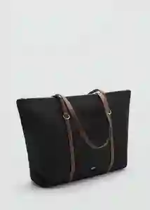 Bolso G Cobalt Negro Talla 99 Mujer Mango