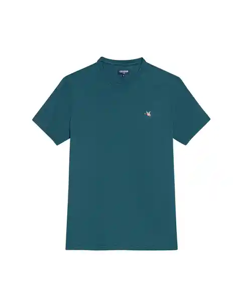 Camiseta Basic Verde Escoces Ultraoscuro XS Chevignon