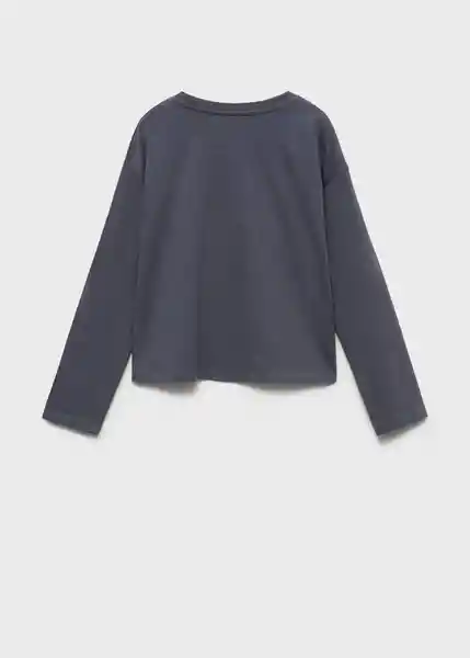 Camiseta Glow Petroleo Talla 14 Niños Mango