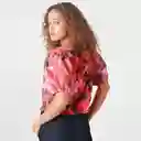 Camiseta Cuello Redondo Manga Corta Multicolor Talla S 716673