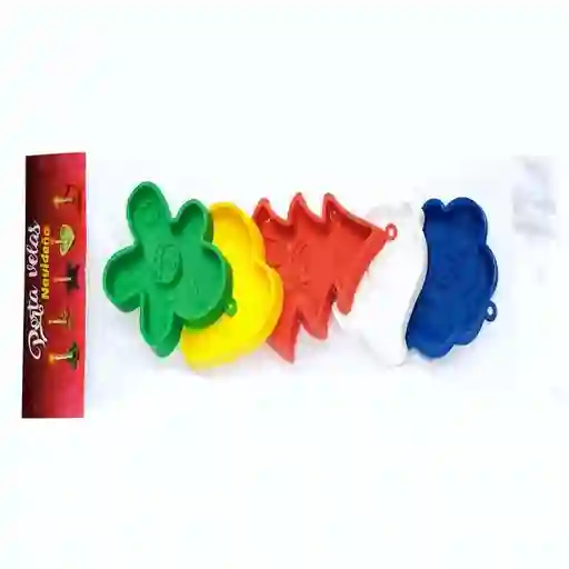 P&M Portavela Navideño Blanca