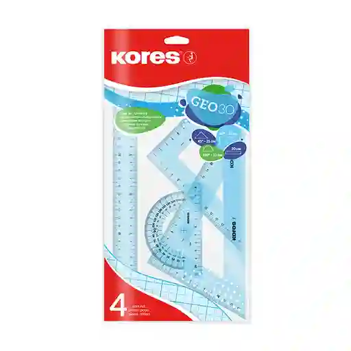 Kores Kit Geométrico Acrílico 30