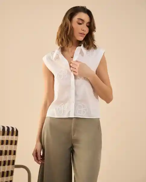 Camisa Crudo Nardo Claro Talla XL 412G032 Esprit