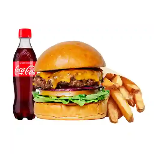 Combo hamburguesa queso