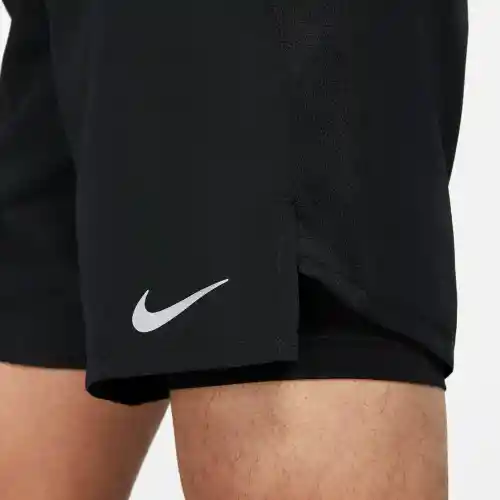 Nike Pantaloneta M Df Challenger 72In1 Correr Hombre Negro T M