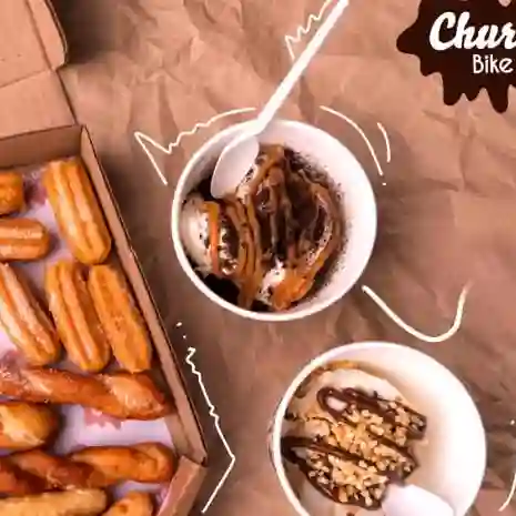 Bandeja Churros , Quesuditos y Helados