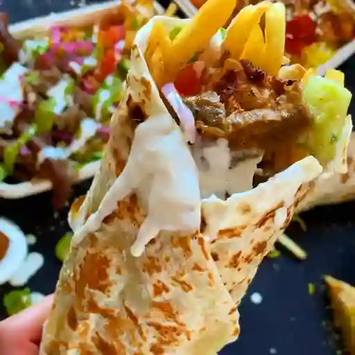 Combo burrito doble carne