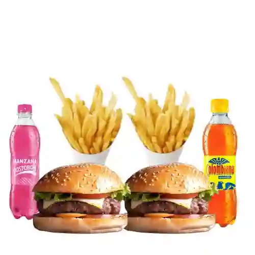 Combo Doble Hamburguesa