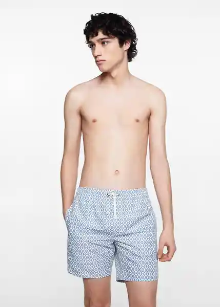 Short Bañador Somo Azul Talla 22 Niños Mango