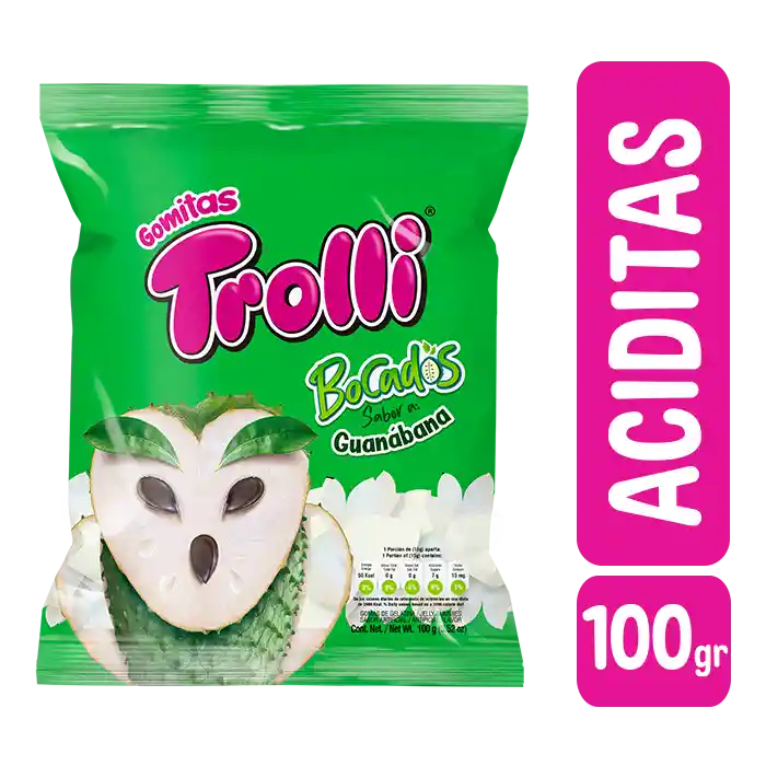 Trolli Gomitas Dulces Sabor Guanábana