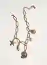 Collar Thalia Oro Talla 99 Mujer Mango