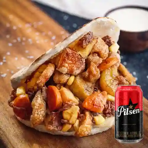 Combo Arepa Paisa + Pilsen 330ml
