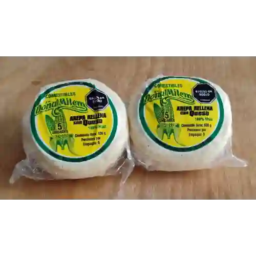 Arepa Rellena de Queso Doble Crema