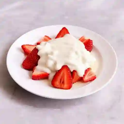 FRESAS CON CREMA