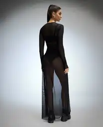 Vestido Mujer Negro Talla S 672G084_NEG193909 Americanino