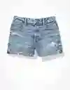 Short Mujer Azul Talla 0 400381333696 American Eagle