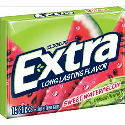 Extra Chicle Sabor Sandía sin Azúcar