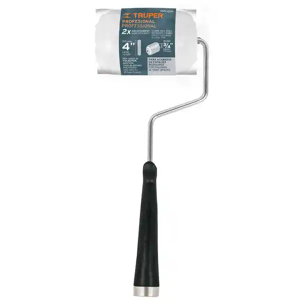 Truper Mini Rodillo para Pintar Felpa de Poliéster