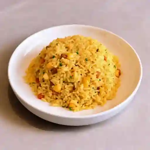 Medía Porción de Arroz Caribe