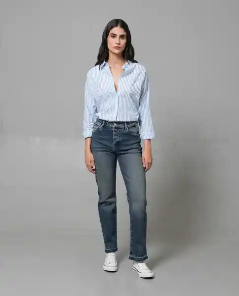 Camisa Mujer Azul M 210 210G001_AZU164020 Rifle