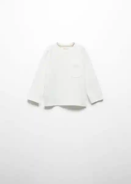 Camiseta Basicb5 Off White Talla 71 Niños Mango