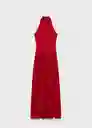 Vestido Marti Rojo Talla M Mujer Mango