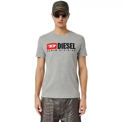 Diesel Camiseta Hombre Adulto Gris Talla M T-DIEGOR-DIV