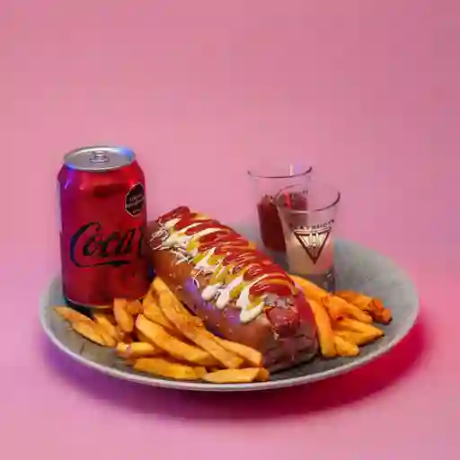 Perro tradicional en combo