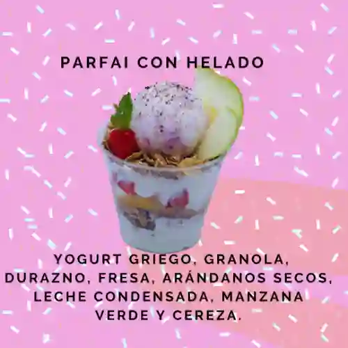 Parfai con Helado