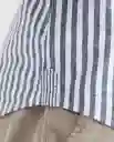 Camisa In Striped Mix Manga Larga Azul Medianoche M Chevignon