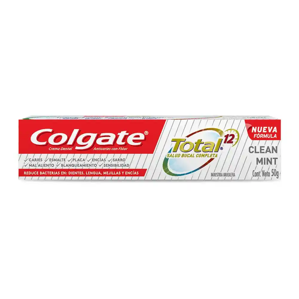 Colgate Crema Dental Total 12 Clean Mint