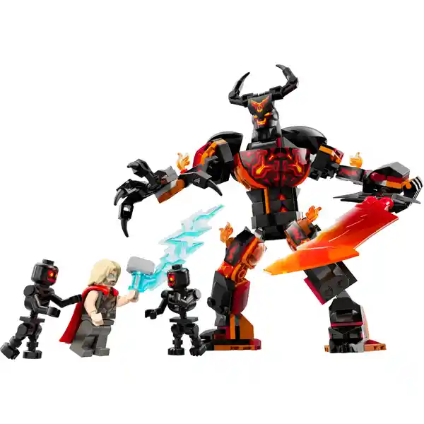 Set Construcción Thor vs. Figura Para Construir de Surtur Lego