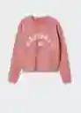 Sudadera Baseball Rosa Pastel Talla 21 Teen Niñas Mango