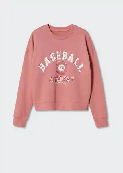 Sudadera Baseball Rosa Pastel Talla 21 Teen Niñas Mango