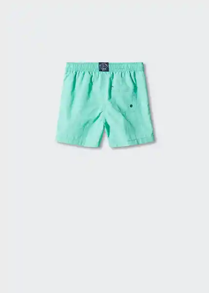 Short Bañador Mare Turquesa Talla 05 Niños Mango