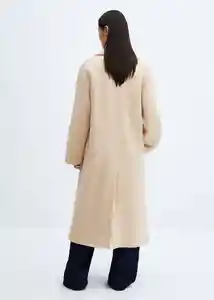 Abrigo Love Crudo Talla L Mujer Mango