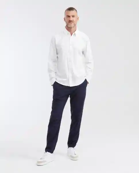 Camisa Dyed Twill Manga Larga Crudo Pristino Claro M Chevignon