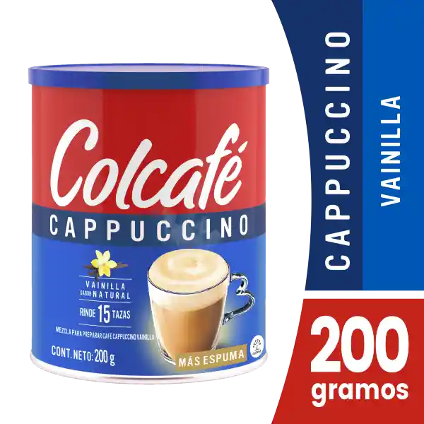 Colcafé Café Cappuccino Sabor a Vainilla