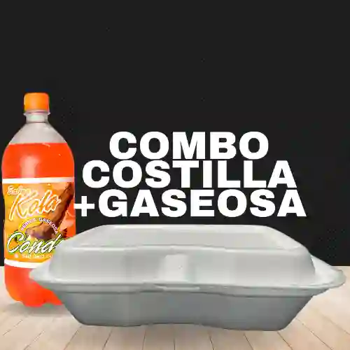 Combo Costilla 3/4 + Gaseosa 250 ml