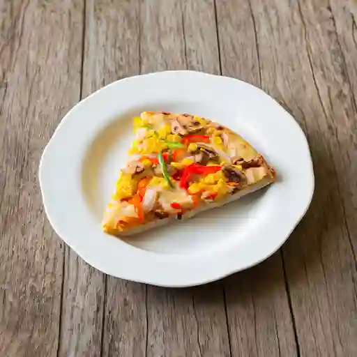 Porción Pizza Vegetariana