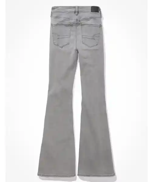 Jean Flare Mujer Gris Talla 8 REGULAR American Eagle